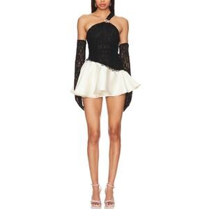 Nana Jacqueline 'Dascha' Black Polyamide Lace Dress Size XS